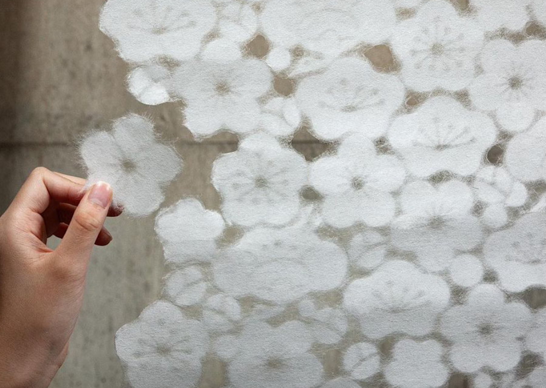 washi paper poster A0