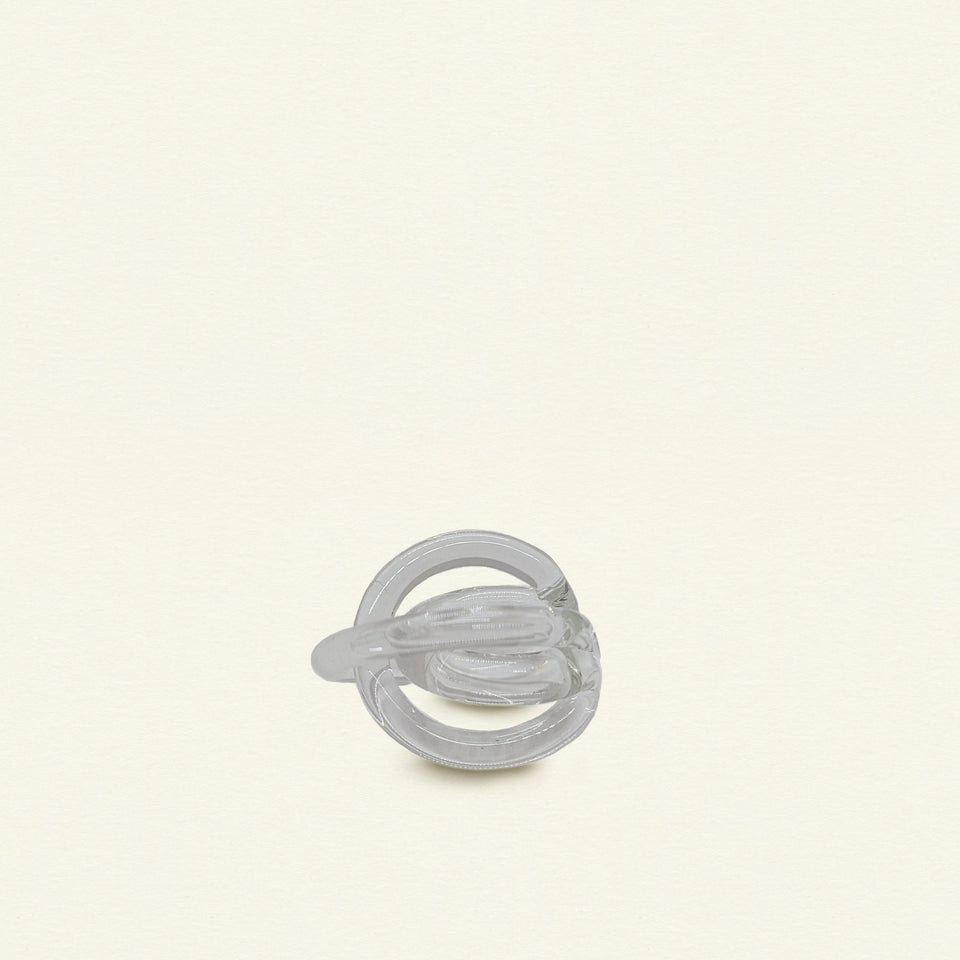 Ear cuff - 'Triple Loop' Transparent