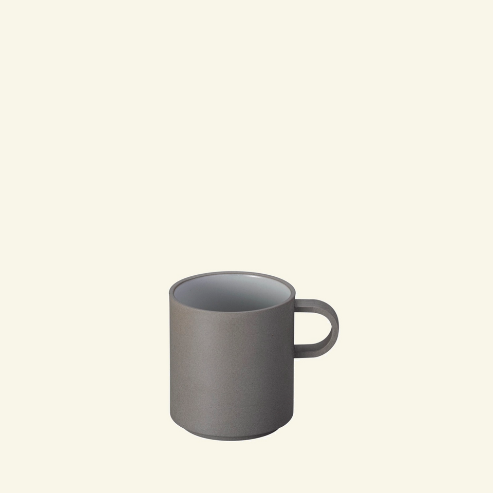 Grey collection Mug Cup 85mm Medium Ash White